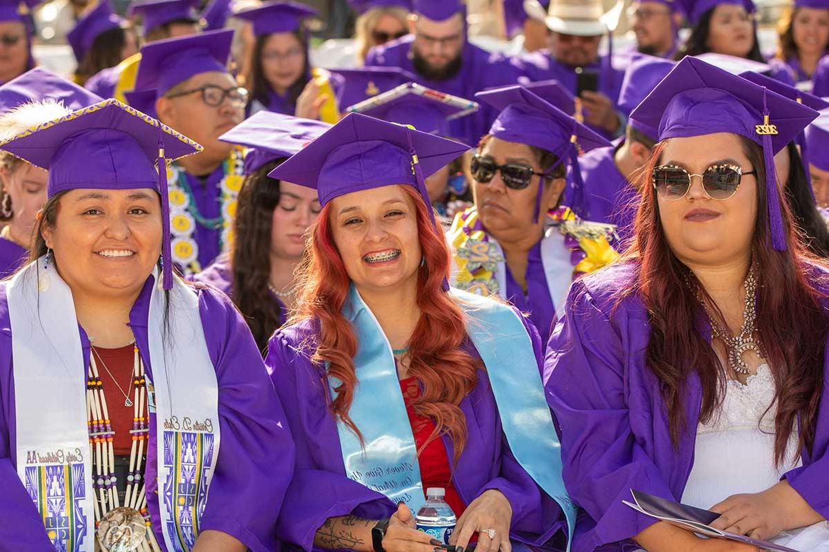 SJC students at graduation.